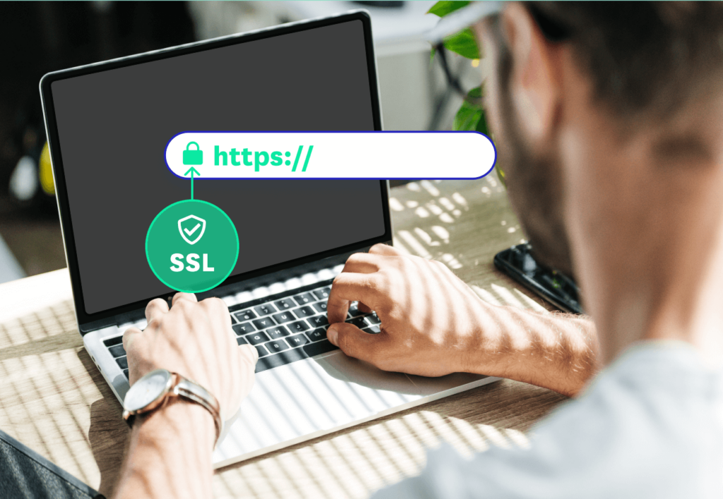 Zákazník, který má svůj web chráněn SSL certifikátem