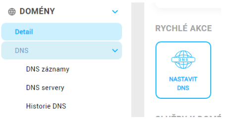 Nastavení DNS Webglobe