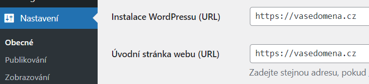 Nastavení HTTPS ve WordPressu